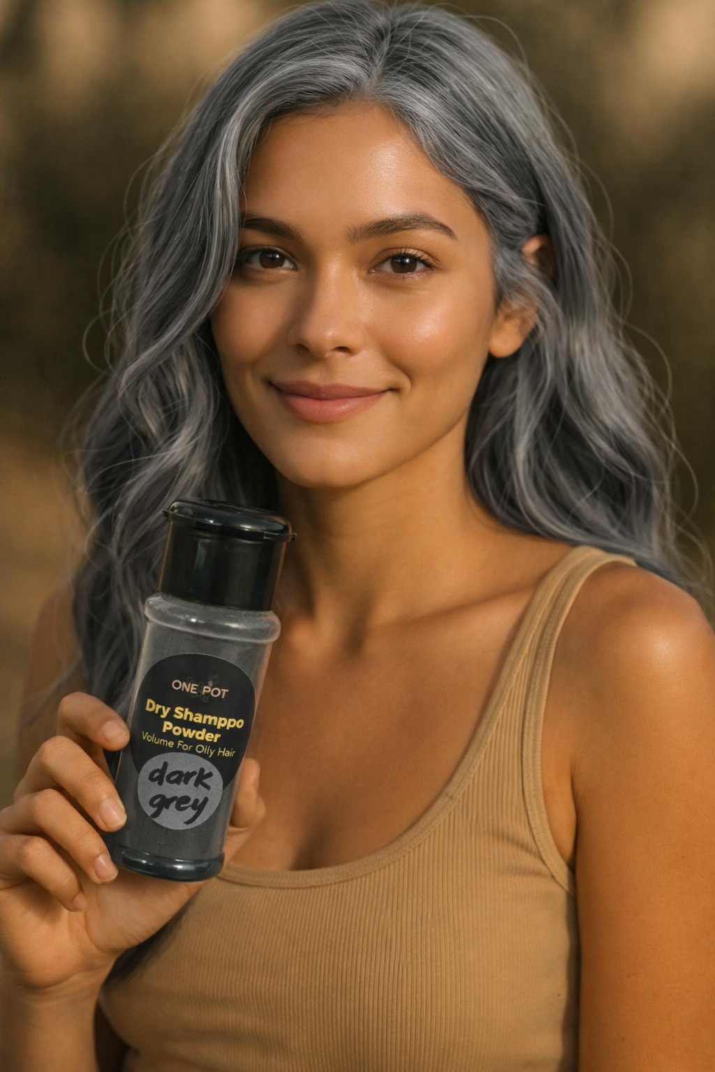 Dark Grey Dry Shampoo